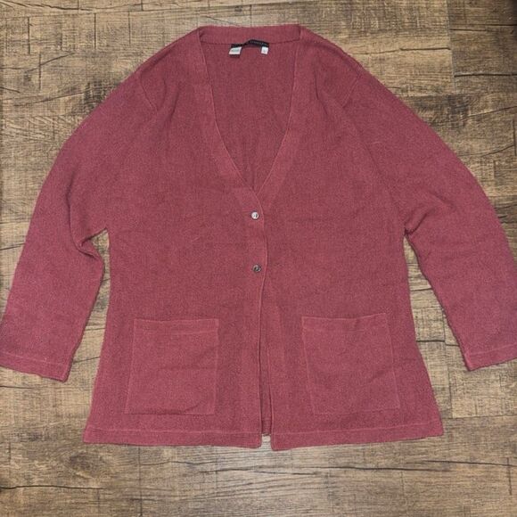 Peruvian connection 100% alpaca knit cardigan